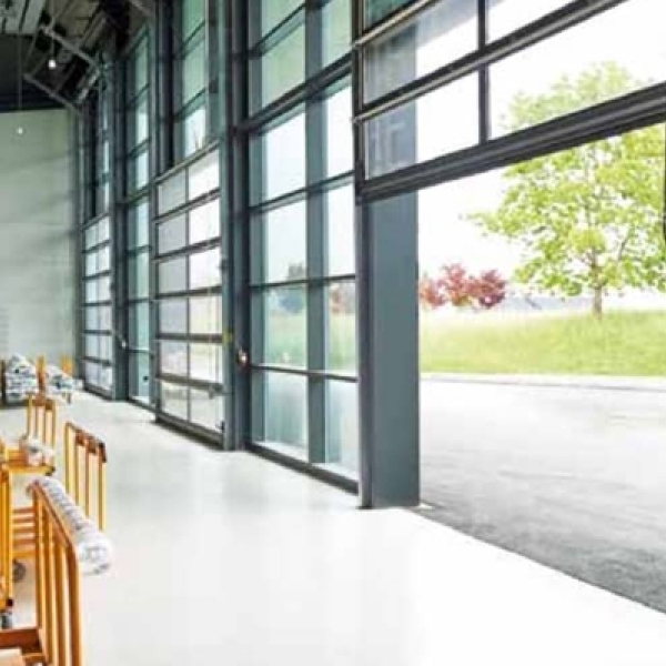 Панорамные ворота Hormann ALR F42 Glazing