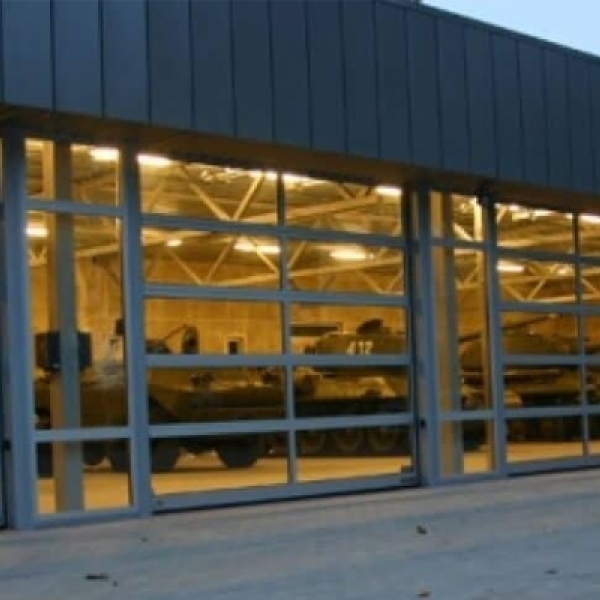 Панорамные ворота Hormann ALR F42 Glazing