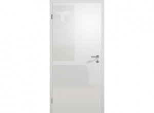 Межкомнатная дверь ConceptLine, глянцевая, светло-серый RAL 7035